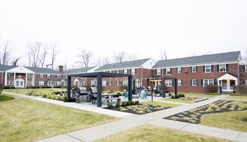Outdoor Living Area at Alister Morristown, New Jersey, 07960